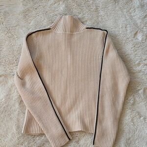 Elegant Cream Women's Sweater